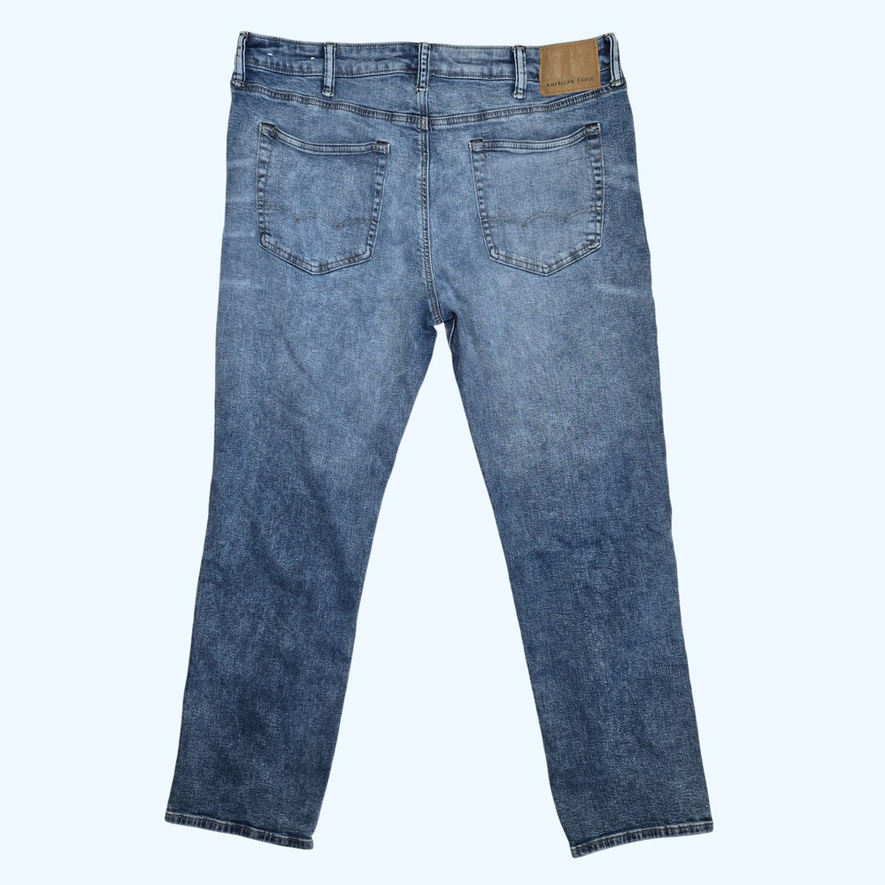 American Eagle Airflex+ Original Straight Jeans Mens 38x32 (Fits 30" Inseam) - Picture 6 of 9